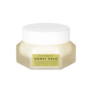 Farmacy Ceramide Face Moisturizer - Honey Halo Hydrating Facial Moisturizer for Dry Skin - Plumps, Soothes   Restores Skin with Potent Ceramides   Buckwheat Honey for a Dewy, Healthy Glow (25ml)
