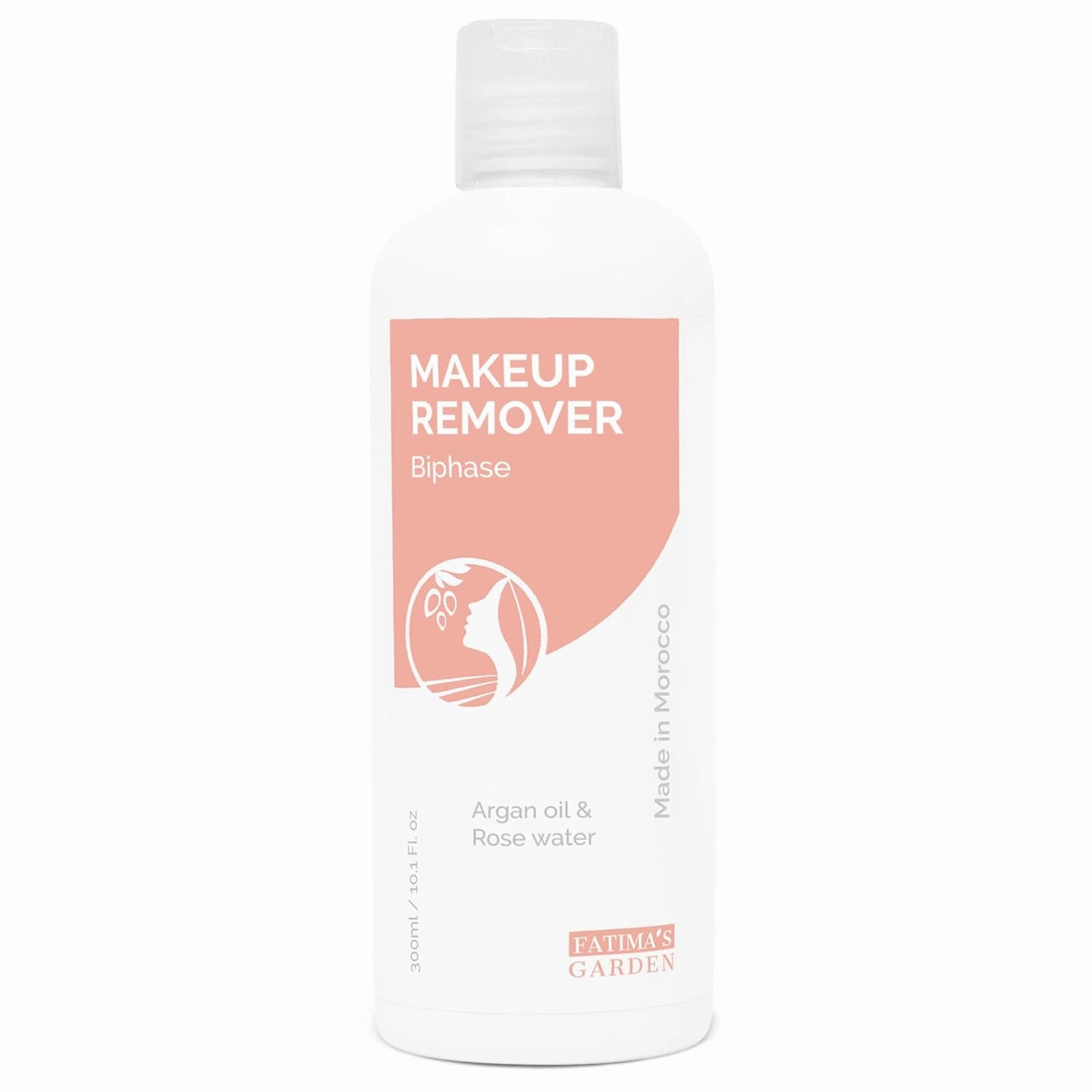 Fatima's Garden Organic Makeup Remover - With Argan & Rose Water, 300ml