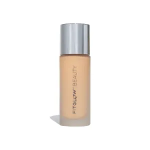 Fitglow Beauty - Natural Foundation  Photo-Filtering Foundation | Vegan, Woman-Owned Clean Beauty (F2.7 - Golden Light Medium)