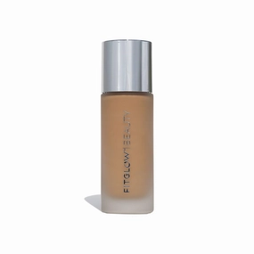 Fitglow Beauty - Natural Foundation  Photo-Filtering Foundation | Vegan, Woman-Owned Clean Beauty (F4.7 - Tan Warm, Golden Undertones)