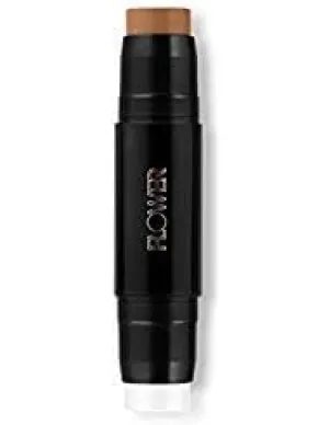 Flower Beauty Pore Perfect Instant Blur Stick Multi-Tasking Foundation and Face Primer Makeup (Mocha) (Pack of 2)