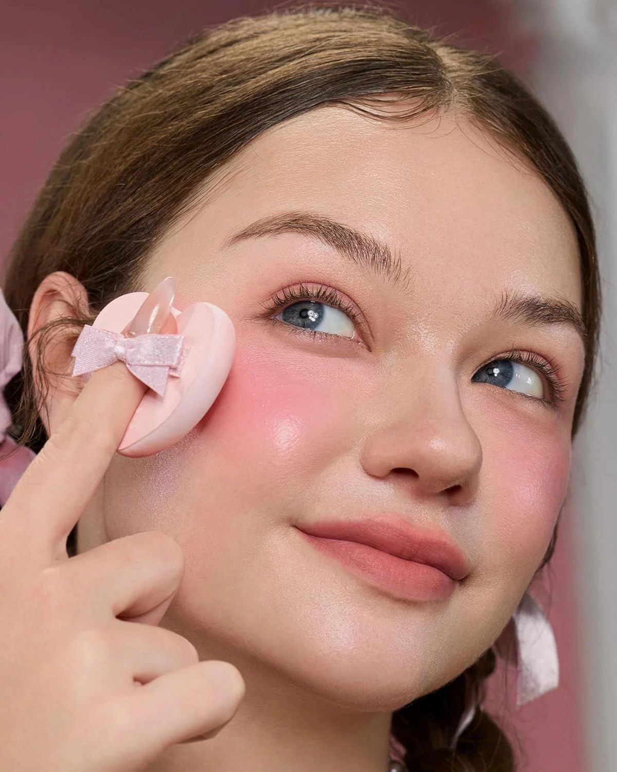 Flower Knows Strawberry Cupid All Day Glow Liquid Blush,Water- & Sweat-Resistant Blush for Cheeks,Blendable Dewy Finish with Hydrating Formula(Region-S03 Pink Gemstone,0.25 Fl Oz)
