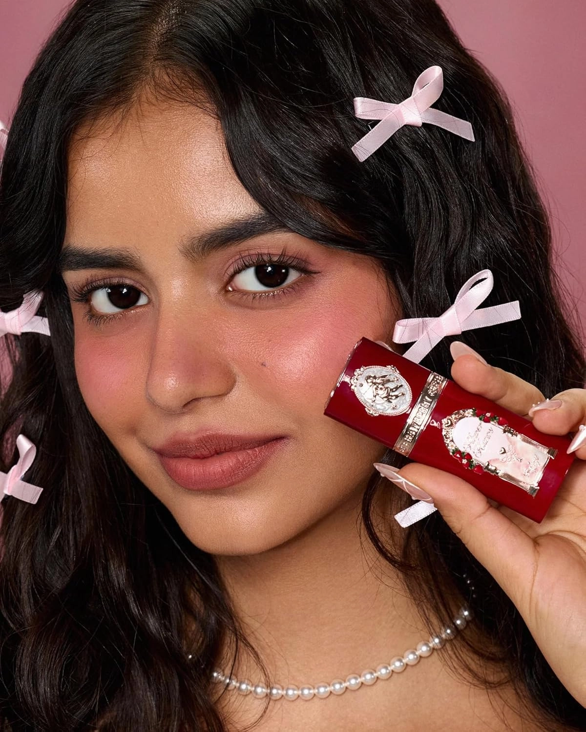 Flower Knows Strawberry Cupid All Day Glow Liquid Blush,Water- & Sweat-Resistant Blush for Cheeks,Blendable Dewy Finish with Hydrating Formula(Region-S03 Pink Gemstone,0.25 Fl Oz)