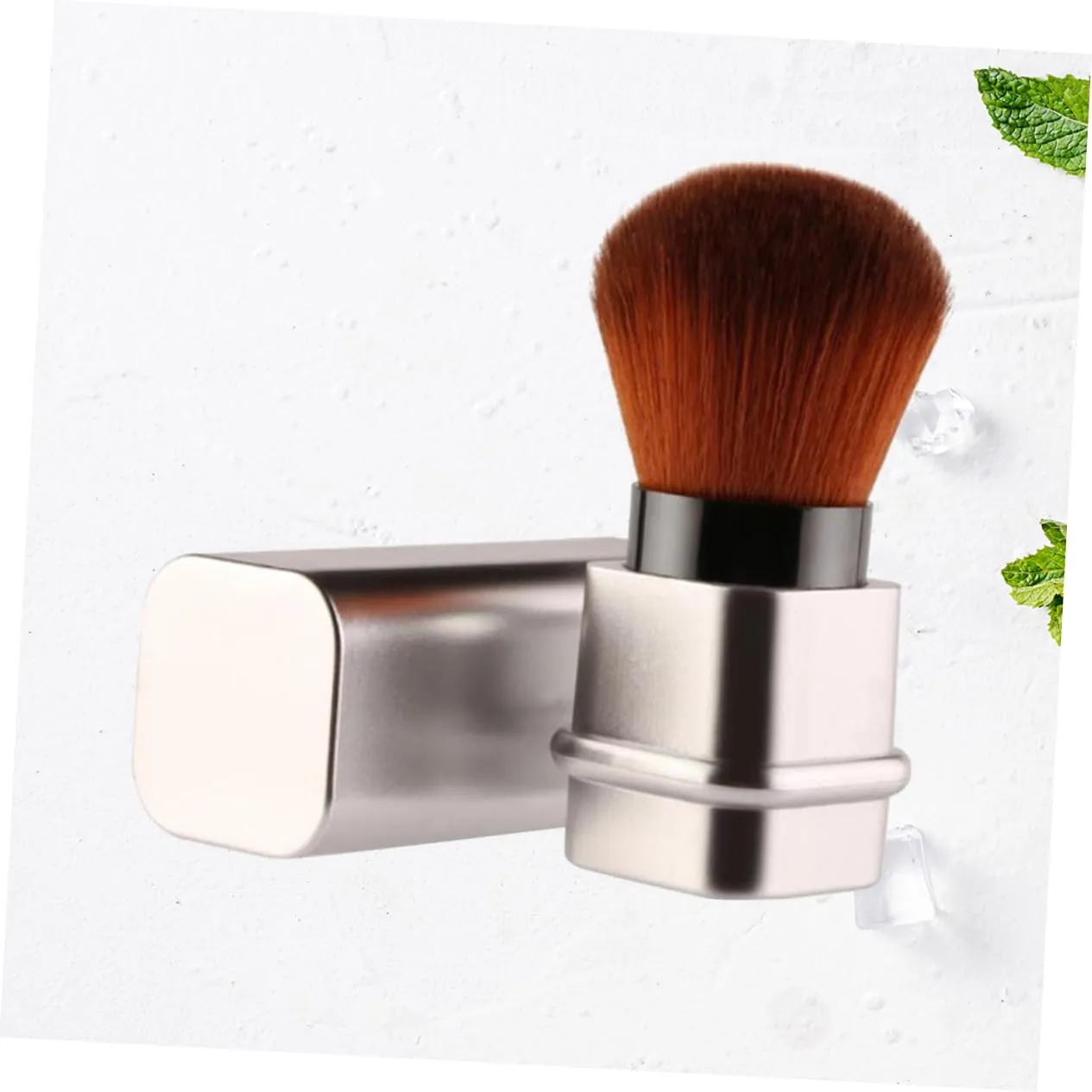 FRCOLOR 3pcs Fashion Makeup Brush Set Includes Blush Brush Eyeshadow Foundation