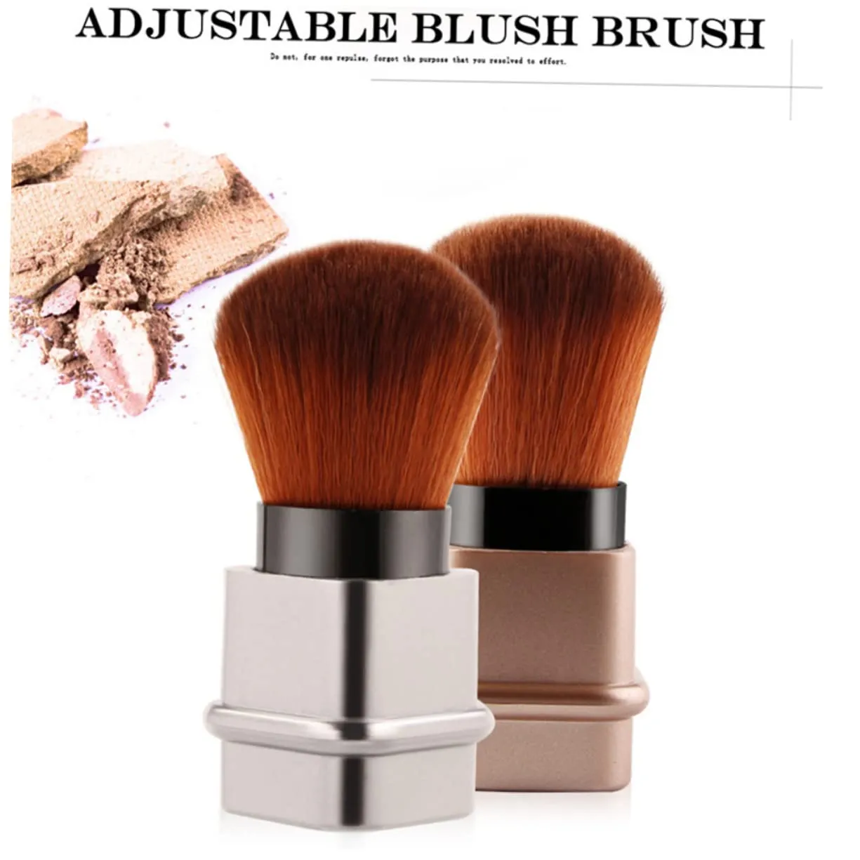 FRCOLOR 3pcs Fashion Makeup Brush Set Includes Blush Brush Eyeshadow Foundation