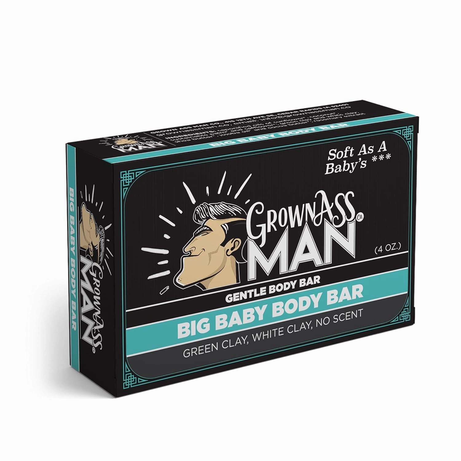 Full Bath Bundle For Men - Shampoo Bar, Conditioner Bar, & Body Bar Pack - Rich Lather with Natural Oils - Plastic Free, Sustianable, & Eco-Friendly, Vegan & Organic Deep Clean (Soothing, 3-Pack)