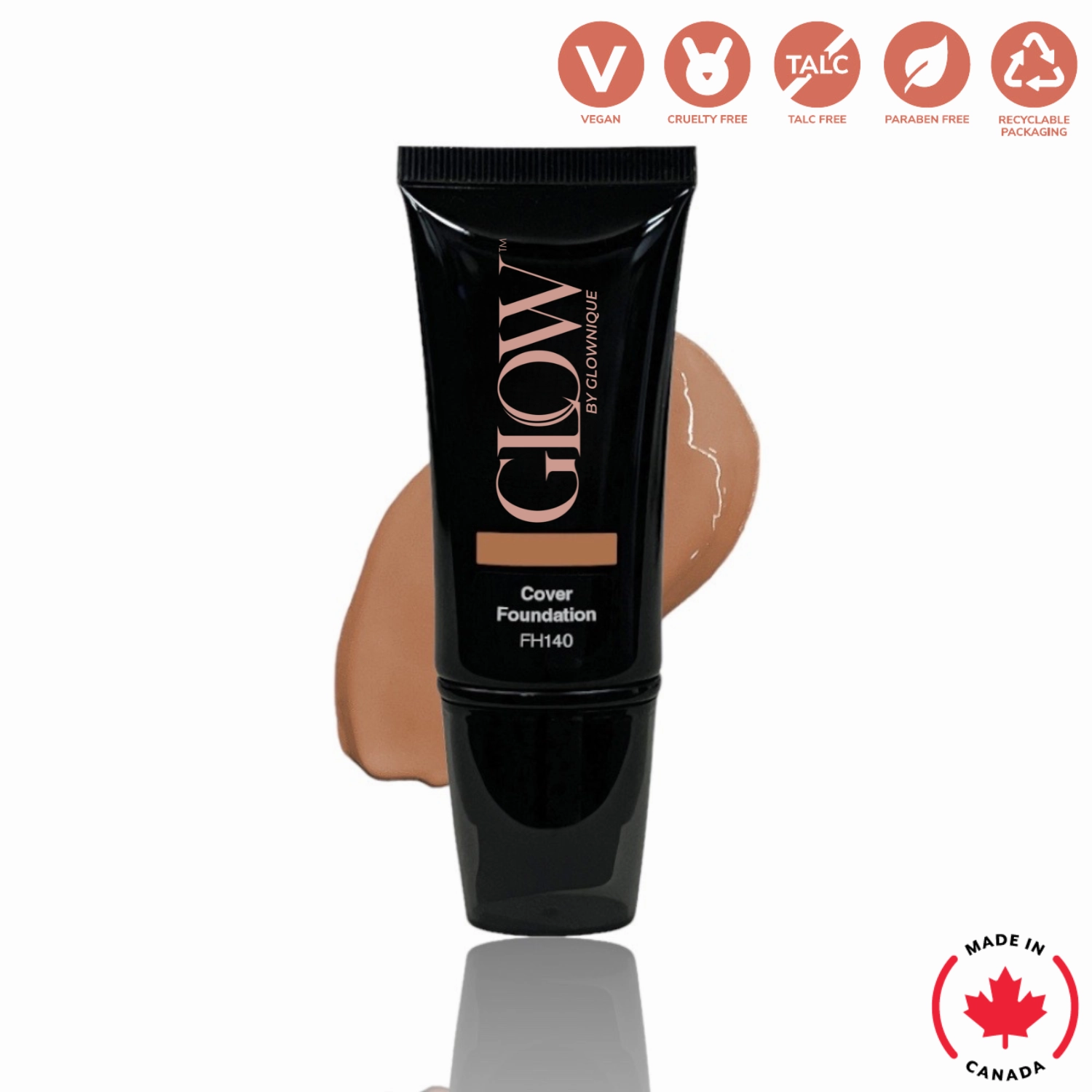 Full Cover Foundation - Mellow (30ml) | GLOWNIQUE