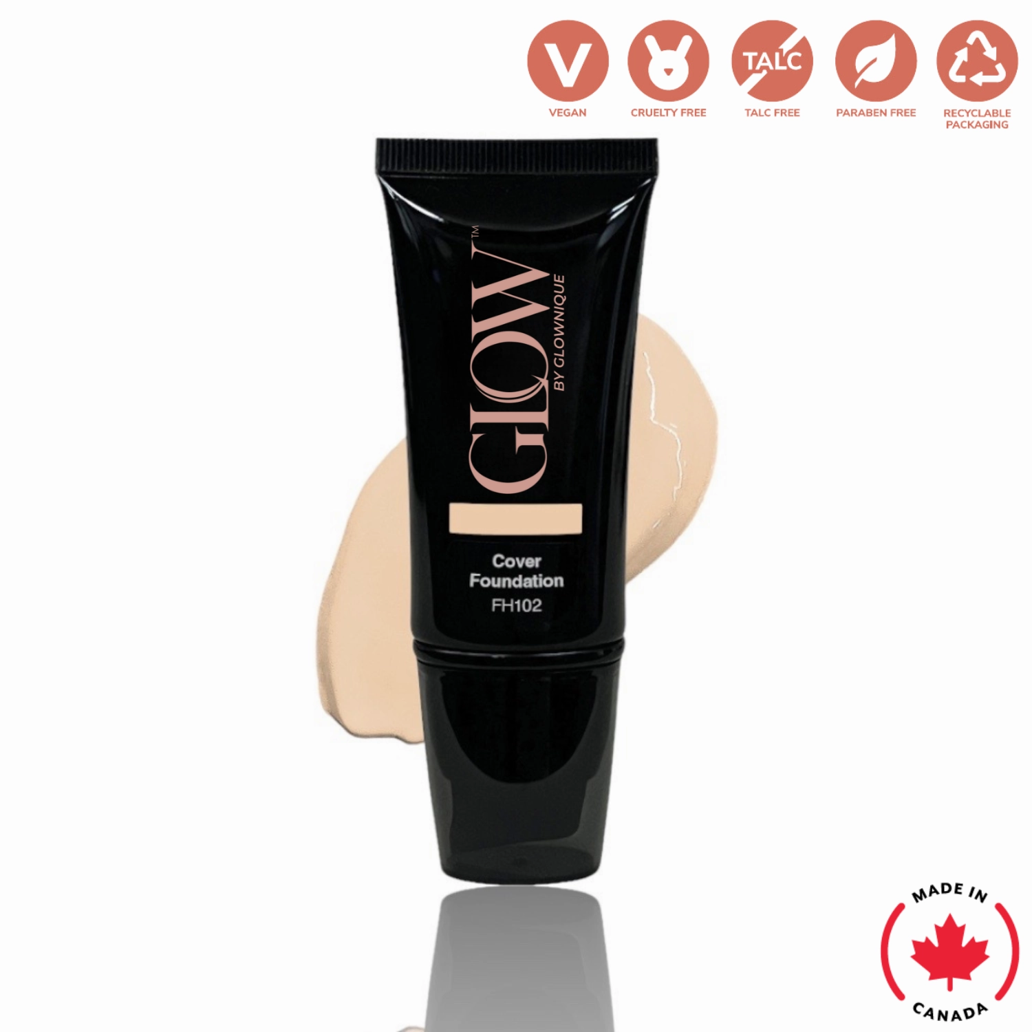 Full Cover Foundation - Silk (30ml) | GLOWNIQUE