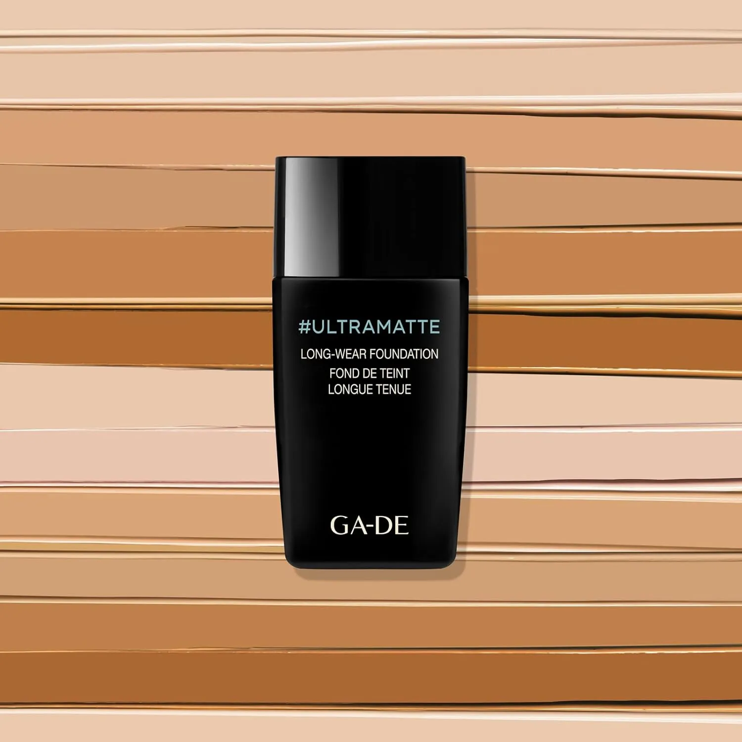 GA-DE Ultramate Long-Wear Foundation, 155 - Sweat-Resistant and No-Transfer Cream Foundation - Face Makeup for Flawless Ultra-Matte Finish - 1 oz