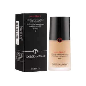 Giorgio Armani Power Fabric   Ultra Longwear Weightless Matte Foundation 2 SPF 20 30 ml / 1 oz