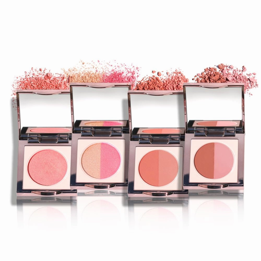 Girlactik Star Blush - 2 g / 0.07 oz (1, Madrid (Matte mauvy pink duo), 2 Gram)