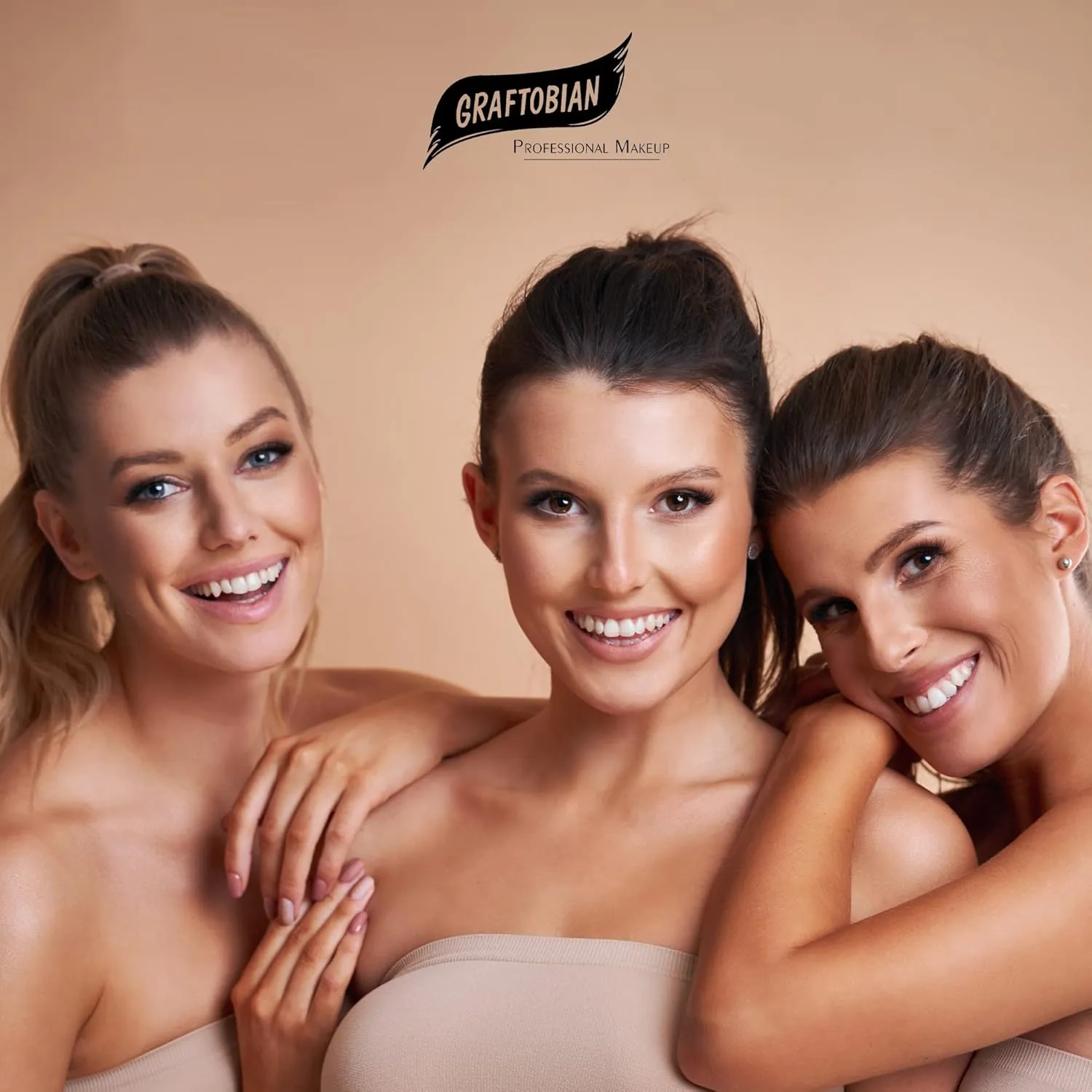 GlamAire Airbrush Makeup by Graftobian - High Definition Airbrush Foundation, Professional Formula for Long-Lasting Wear, For Makeup Artists and Beauty Aficionados, Made in USA, Sienna