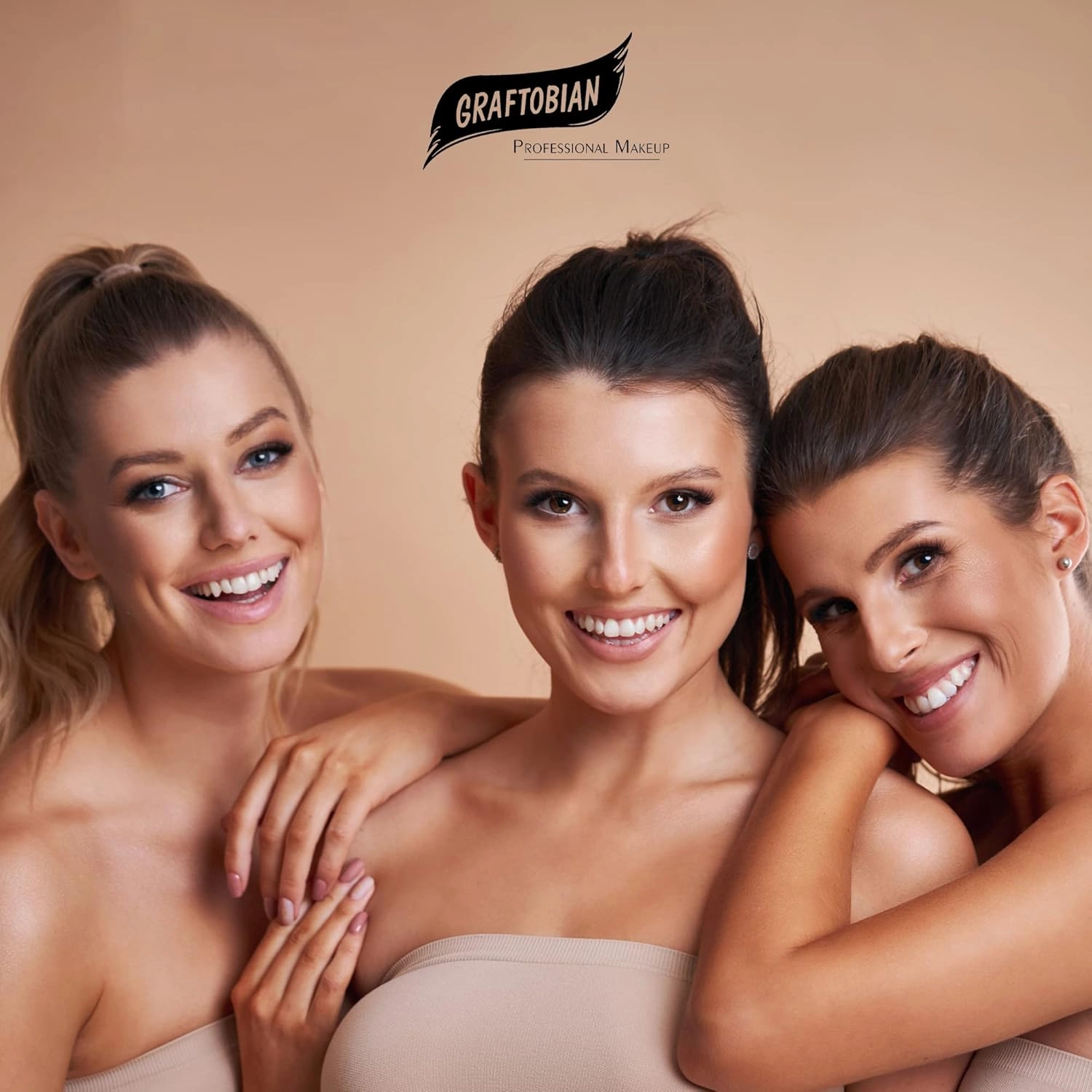GlamAire Airbrush Makeup by Graftobian - High Definition Airbrush Foundation, Professional Formula for Long-Lasting Wear, For Makeup Artists and Beauty Aficionados, Made in USA, Winter Wheat