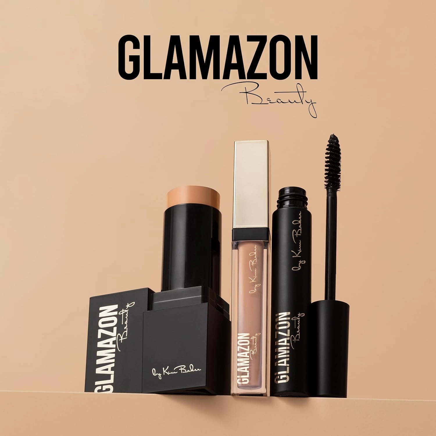 Glamazon Second to None Foundation Stick, Molten Pecan, Light-to-Full Coverage, Weightless Makeup With a Glowy Natural Finish