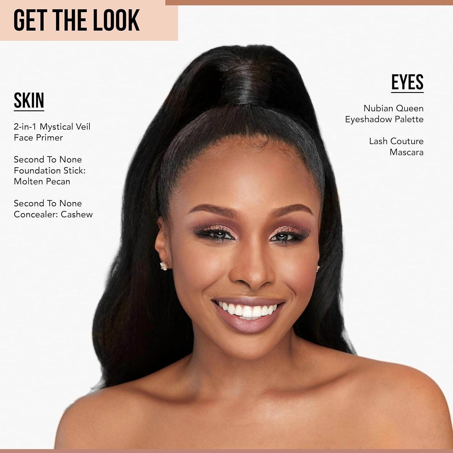 Glamazon Second to None Foundation Stick, Molten Pecan, Light-to-Full Coverage, Weightless Makeup With a Glowy Natural Finish