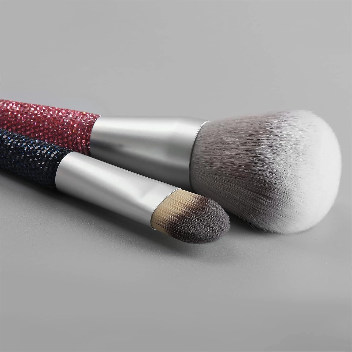 Glitter Makeup Brushes Professional Face Cosmetics Blending Liquid Foundation Powder Concealer Eye Shadows Make Up Beauty Tool Bling (Power Brush)