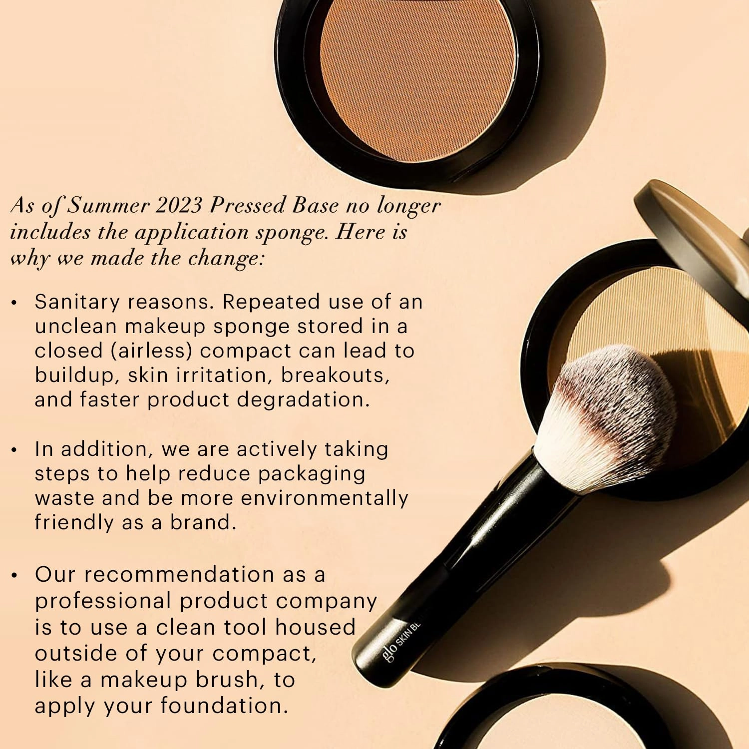 Glo Skin Beauty Pressed Base Powder Foundation Makeup (Cocoa Light) - Flawless Coverage for a Radiant Natural, Second-Skin Finish