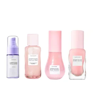 Glow Recipe Oily Skin Routine Kit - Blueberry Cleanser (30ml)   Watermelon BHA Toner (40ml)   Niacinimide Dew Drops (15ml)   Pink Juice Moisturizer (25ml)