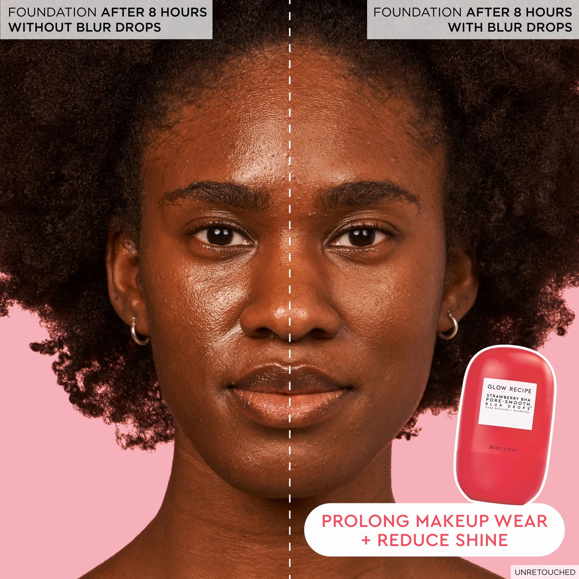 Glow Recipe Smooth Skin Sailing Skincare Set - Watermelon Glow Pink Juice Facial Moisturizer   Silicone-Free BHA Strawberry Pore Minimizer Blurring Drops (2 Count)