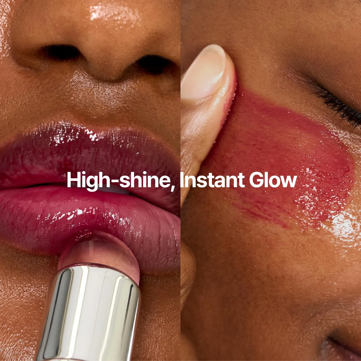Glowy Jelly Pot   Keychain SET | Dewy Jelly Lip & Blush Color, Tinted Glow Jelly Balm, Dewy Buildable Finish – Honey Peach (Vivid Coral) | 0.14 oz