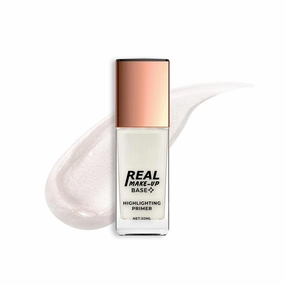 GT Real Makeup Base | Highlighting Primer | Hydrating and Illuminating | 30ml | Pink Tint
