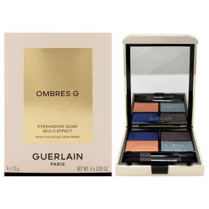 Guerlain Ombres G Eyeshadow Quad - 360 Majestic Peacock for Women - 0.2 oz Eye Shadow