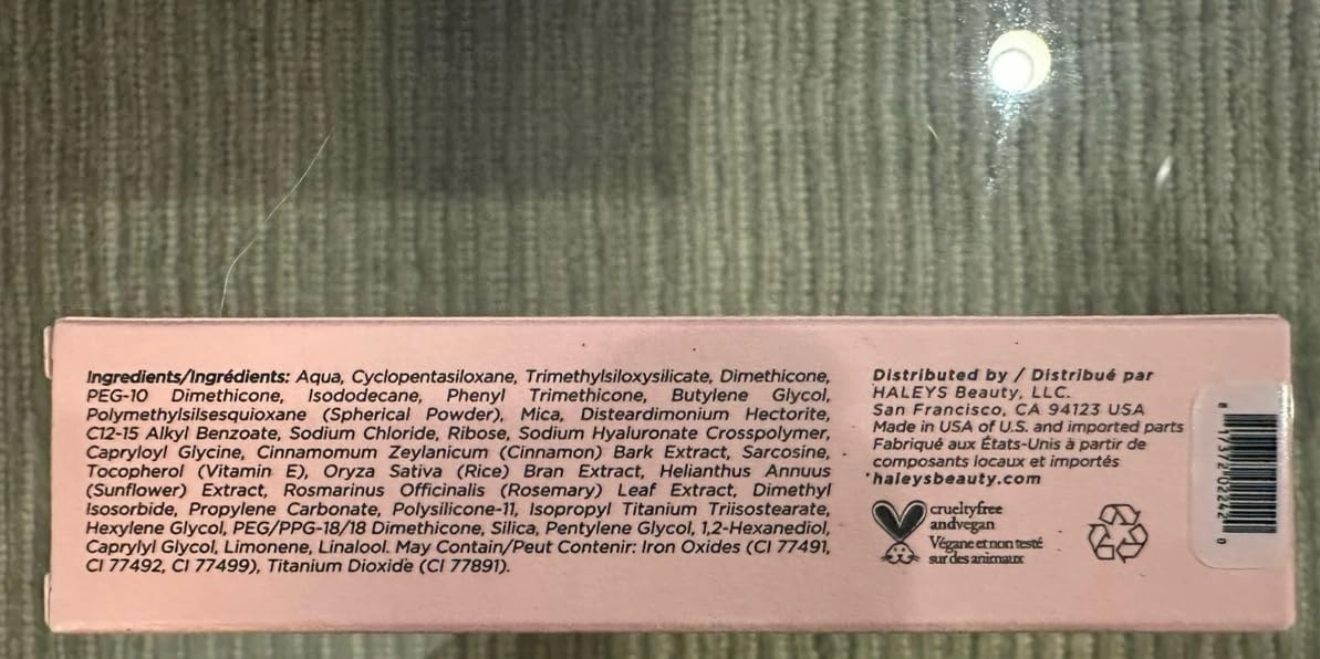 HALEYS Re-form Luminous Skin Foundation, VEGAN   CRUELTY-FREE, Blurs, Conceals, Blendable, Buildable Med-to-Full Coverage, Weightless, Oil-free, All-Day Wear, Hyaluronic Acid, All skin types (2.15)