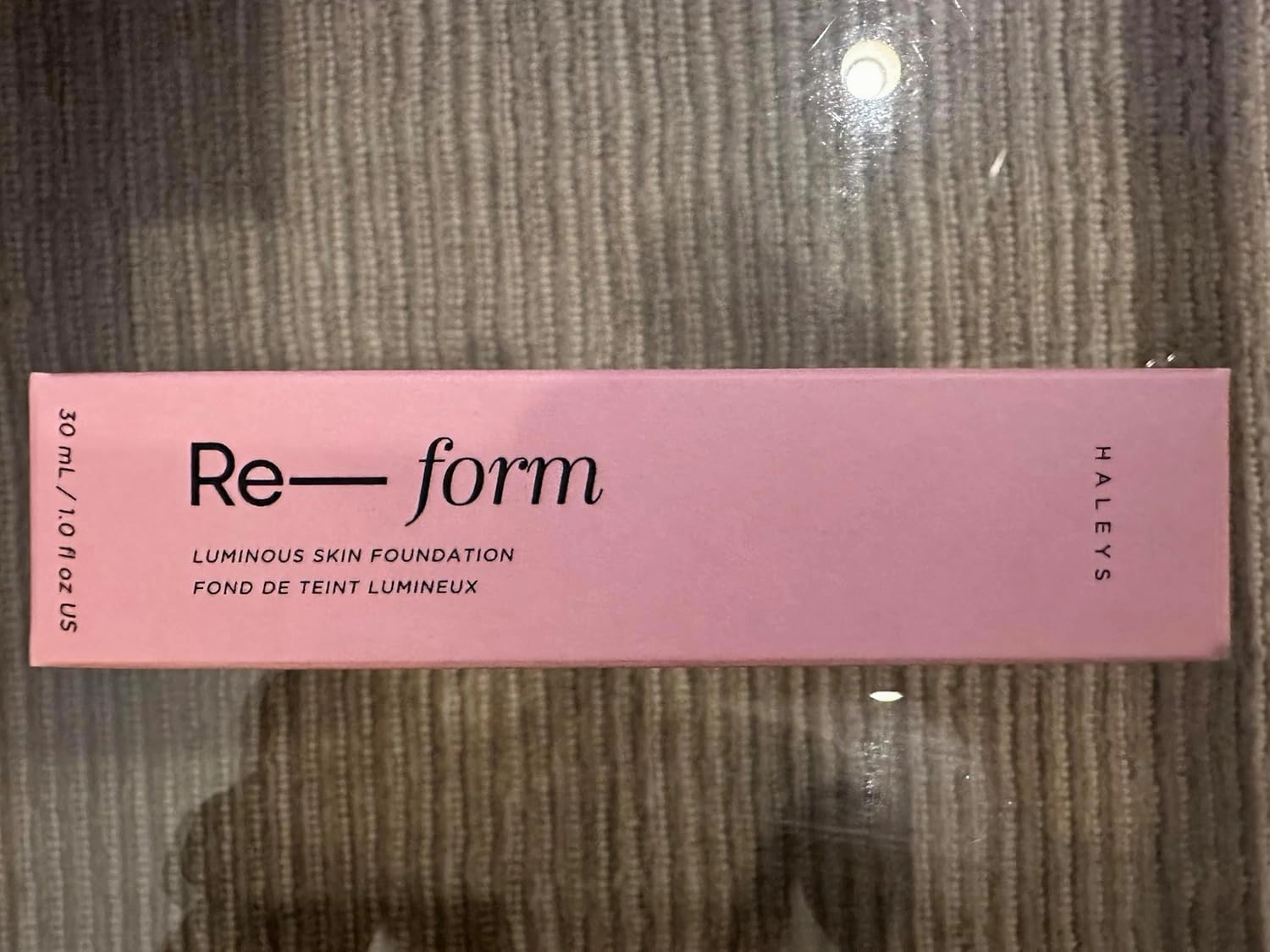 HALEYS Re-form Luminous Skin Foundation, VEGAN   CRUELTY-FREE, Blurs, Conceals, Blendable, Buildable Med-to-Full Coverage, Weightless, Oil-free, All-Day Wear, Hyaluronic Acid, All skin types (2.15)