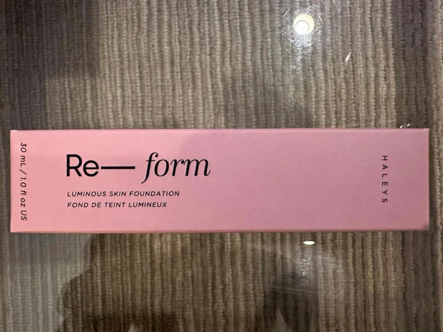 HALEYS Re-form Luminous Skin Foundation, VEGAN   CRUELTY-FREE, Blurs, Conceals, Blendable, Buildable Med-to-Full Coverage, Weightless, Oil-free, All-Day Wear, Hyaluronic Acid, All skin types (2.5)