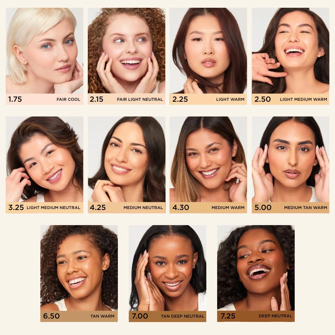 HALEYS Re-form Luminous Skin Foundation, VEGAN   CRUELTY-FREE, Blurs, Conceals, Blendable, Buildable Med-to-Full Coverage, Weightless, Oil-free, All-Day Wear, Hyaluronic Acid, All skin types (2.5)