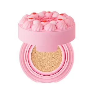 Happy Your Day Cushion, SPF40 PA  , Full Coverage, Pore Blurring, Hydrating Makeup, Korean Cushion Foundation with – Includes Puff & Refill (01 Ivory, 1 Count)