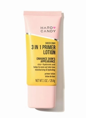 Hard Candy Sheer Envy 3-in-1 Primer Lotion, Moisturizing Face Primer