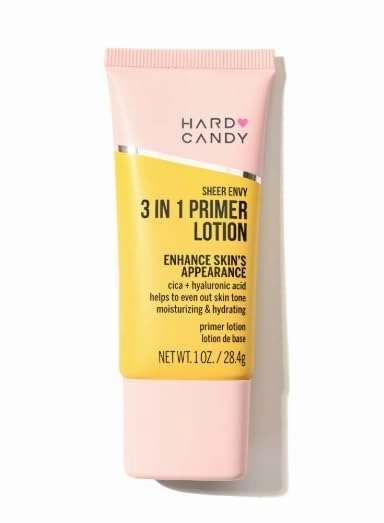 Hard Candy Sheer Envy 3-in-1 Primer Lotion, Moisturizing Face Primer