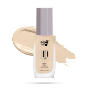 HD Foundation | Full Coverage | Matte Foundation | Lightweight Formula | Long Lasting | 40ml (01)