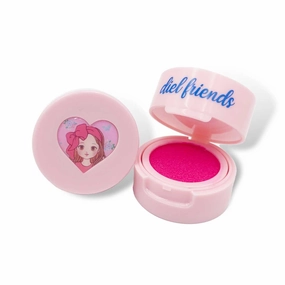 Heart Cheek Stamp Blusher- Diel Friends Judy Heart Cheek stamp Blusher -Blendable Pink blush -Safe ingredients for kids and teens.