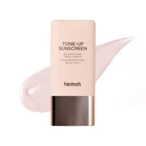 HEIMISH Bulgarian Rose Tinted Tone-up Sunscreen - SPF 50  PA   , Multipurpose Tone Up Sunscreen, Primer, Makeup Base for face, Lightweight, Non-greasy, Hydrating, Natural Pink Finish, 1.0fl.oz/30ml