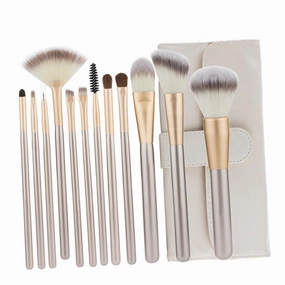 Hemoton 1set Makeup Brush Kit Rice White Professional Blush Eye Brushes for Salon Home Use for Application