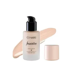 High Coverage Liquid Matte Full Coverage Foundation Cream For All Skin Types|Blemish Free & Blendable Matte Cream For All Skin Types For Makeup (40Ml) Shade-03,Pack Of 1