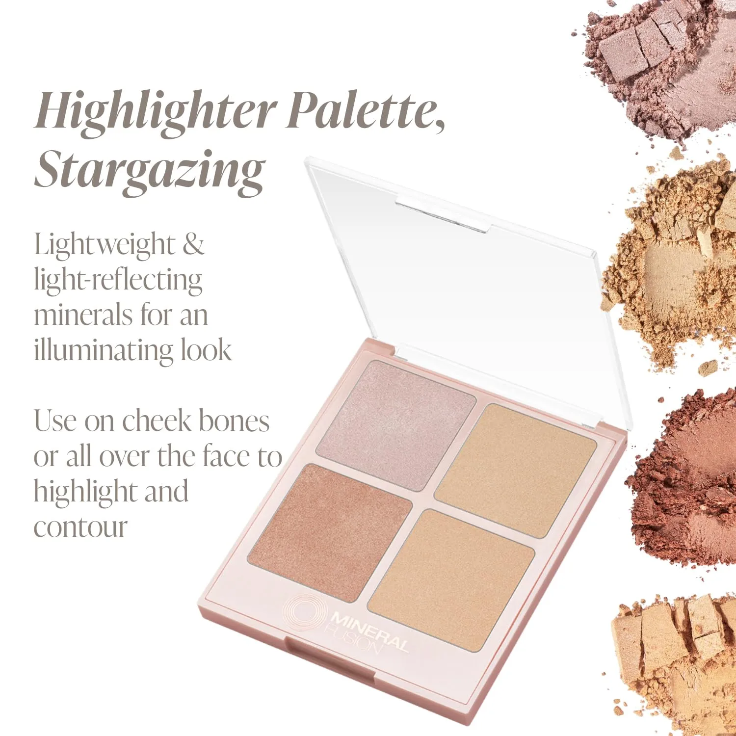 Highlighter Palette, Lightweight Shimmer, Stargazing