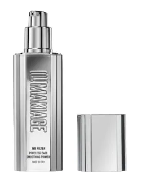 Il Makiage No Filter Poreless Base Smoothing Primer - 30ml / 1.0 fl oz Perfecting Primer for Pores, Flawless Finish, Long-Lasting Makeup Base, White