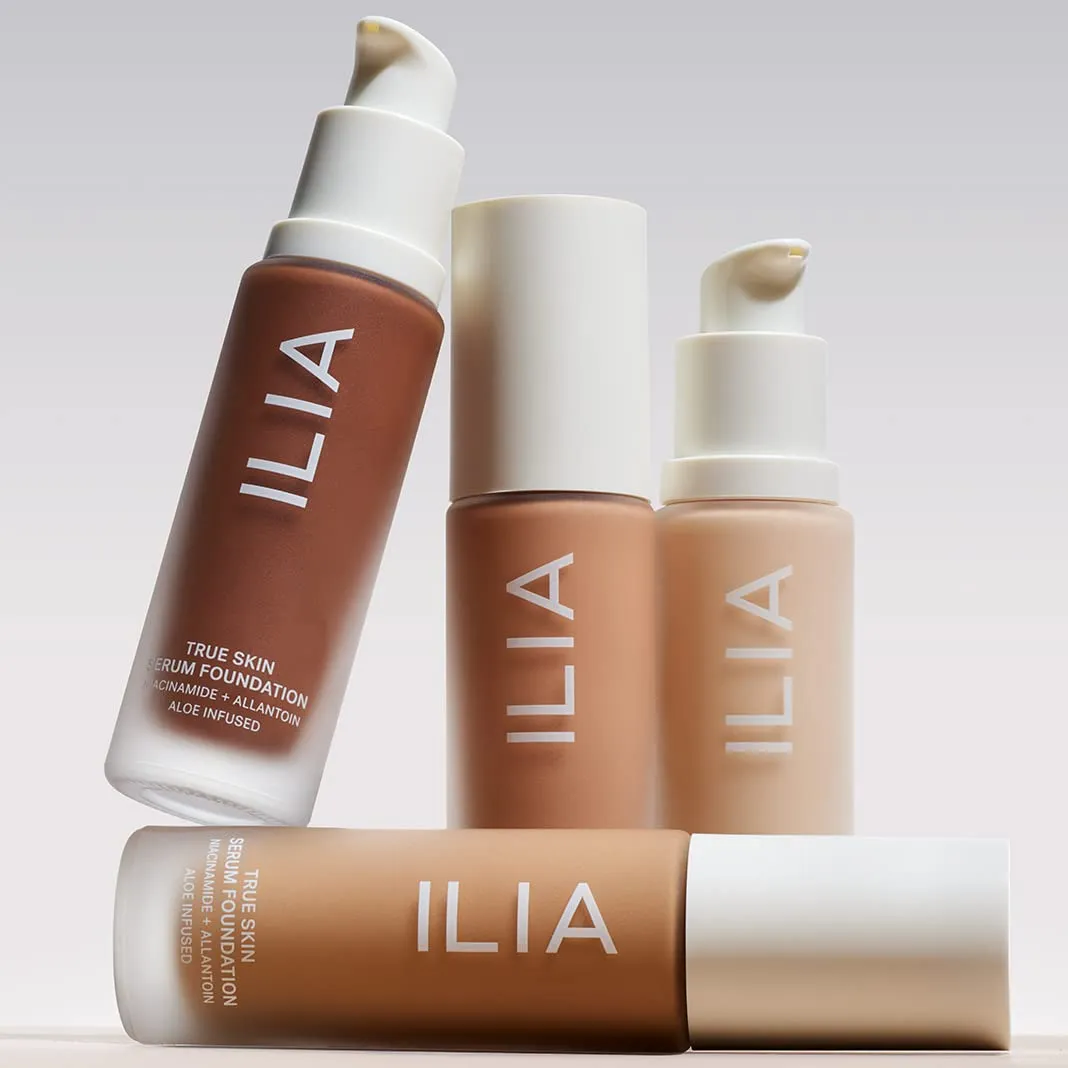 ILIA - True Skin Serum Foundation | Non-comedogenic, Cruelty-Free, Vegan, Weightless Feel, Buildable Coverage, Safe For Sensitive Skin (Corsica SF3.5)