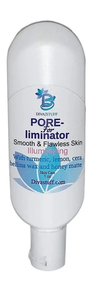Illuminating Pore-liminator For Smooth & Flawless Skin, Diva Stuff Pore Minimizing Primer Promotes a Shine Free Face, Wear Alone or Under Make Up, 1oz