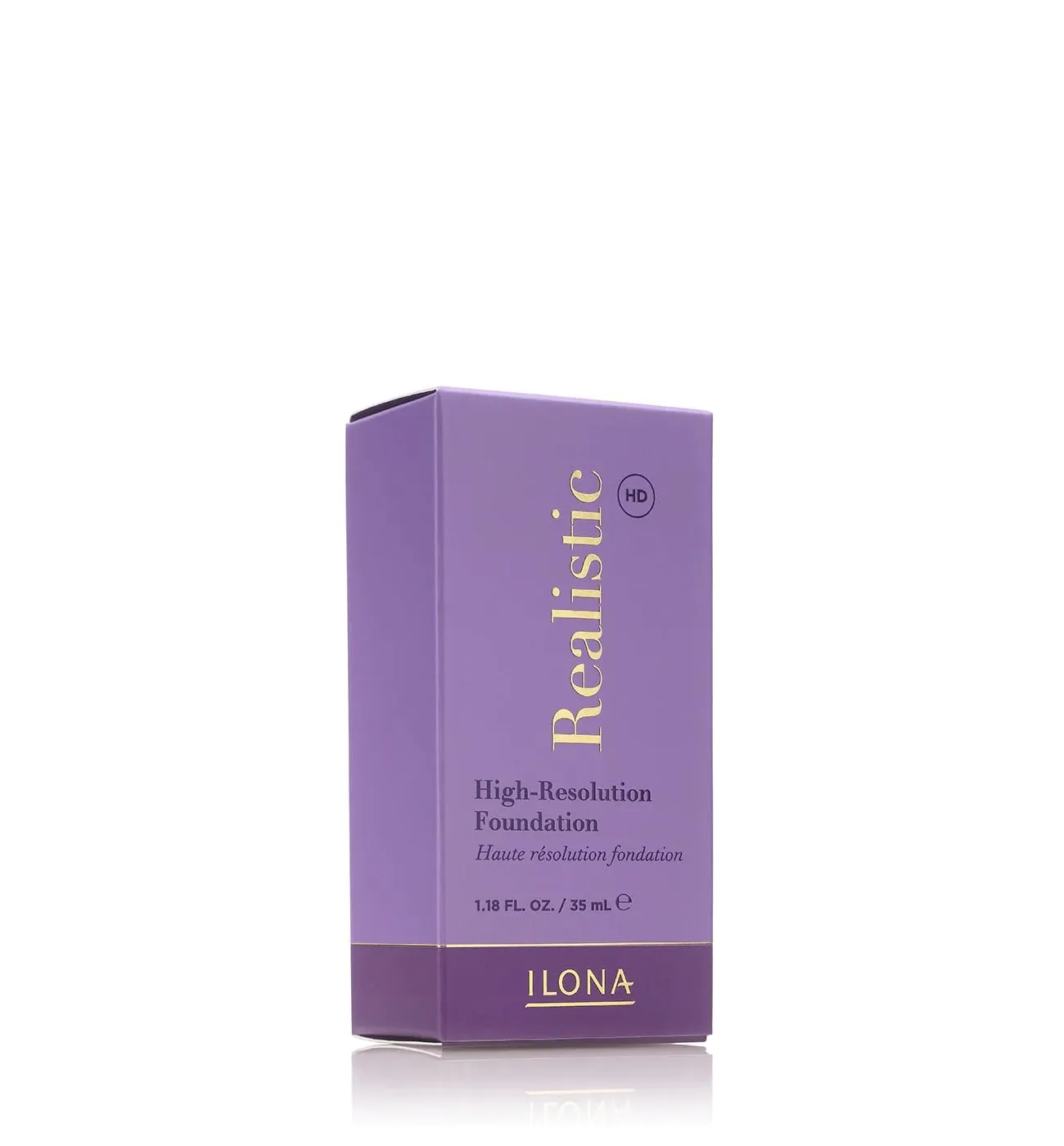 ILONA Realistic™ HD High-Definition Makeup Foundation | 1.18 Fl Oz | Real Bisque