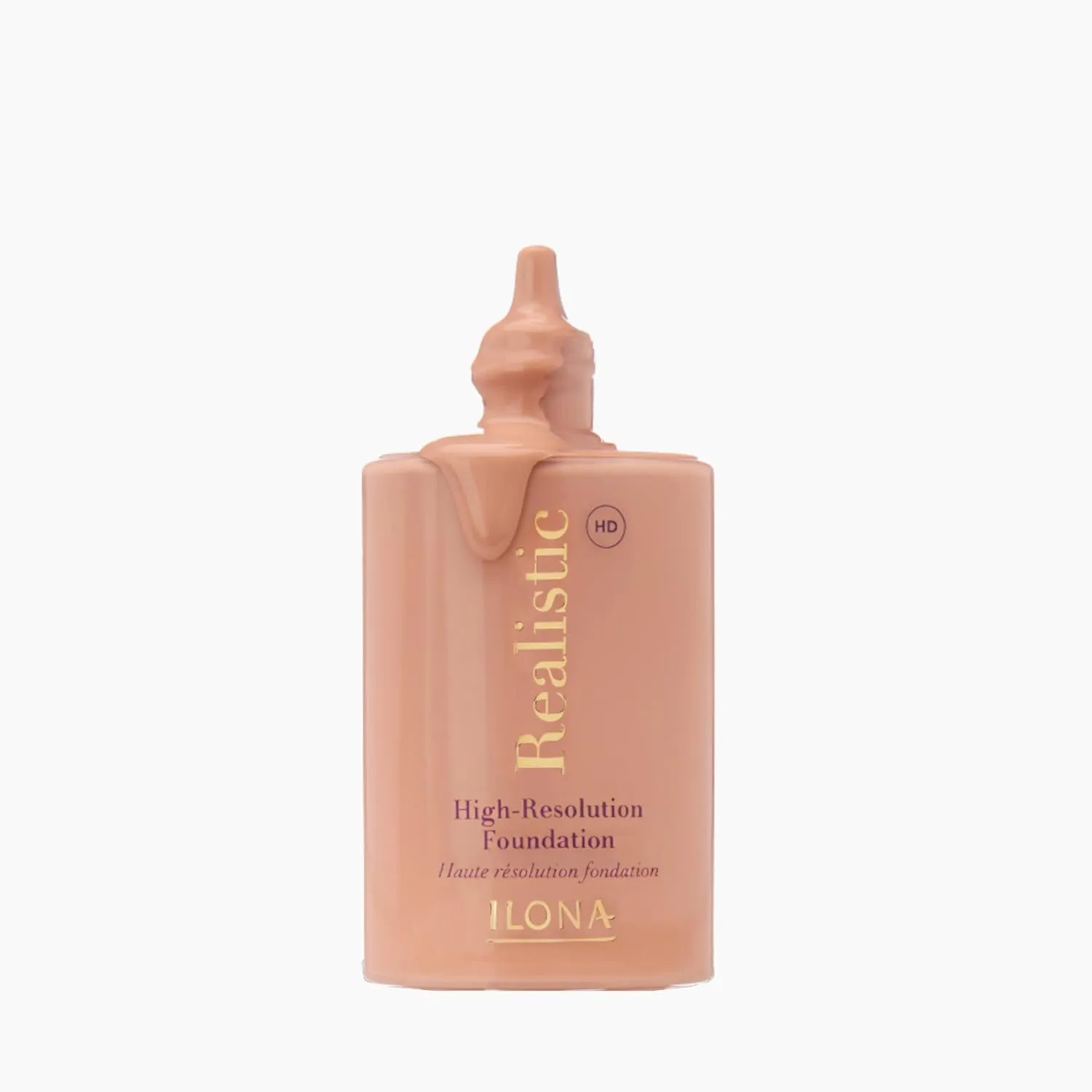 ILONA Realistic™ HD High-Definition Makeup Foundation | 1.18 Fl Oz | Real Bisque