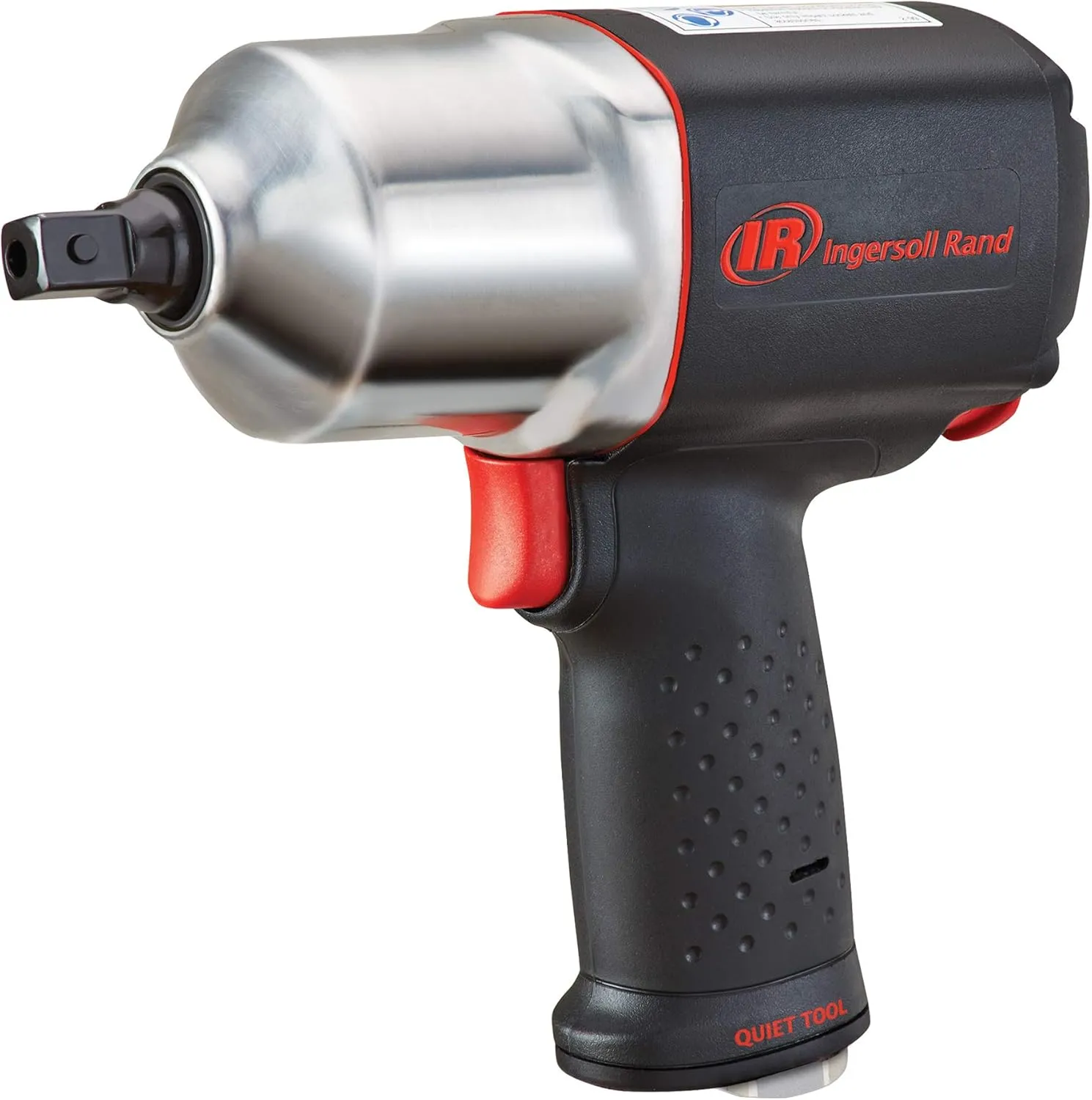 Ingersoll Rand 2135PQXPA 1/2" Air Impact Wrench, Quiet, 1100 ft-lbs Torque, Pistol Grip, Pin Anvil