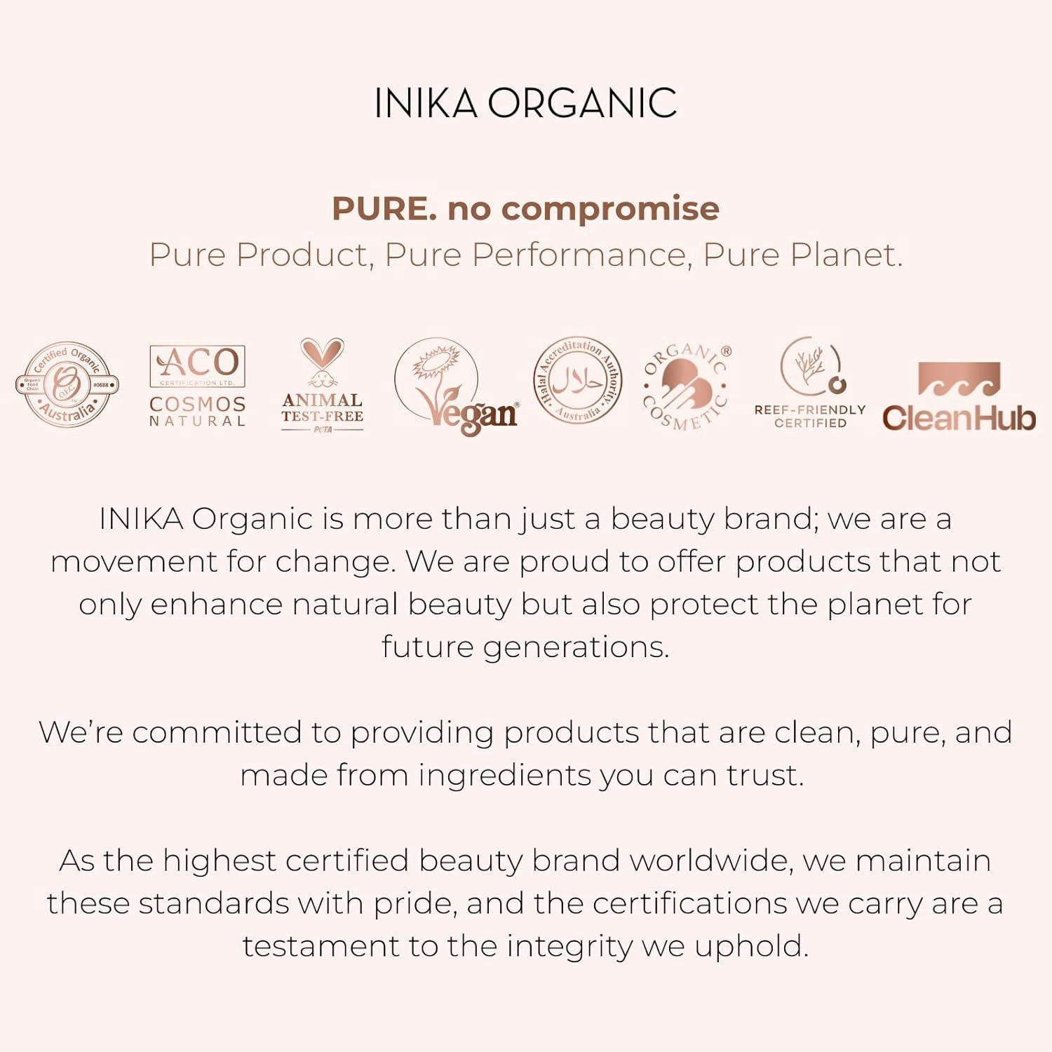 INIKA Organic BB Cream Foundation - Vegan Makeup with Hydrating Prickly Pear, Jojoba, and Pomegranate Seed Oil - Lightweight Glow for Balanced Skin Tone, Tan, 1 fl oz