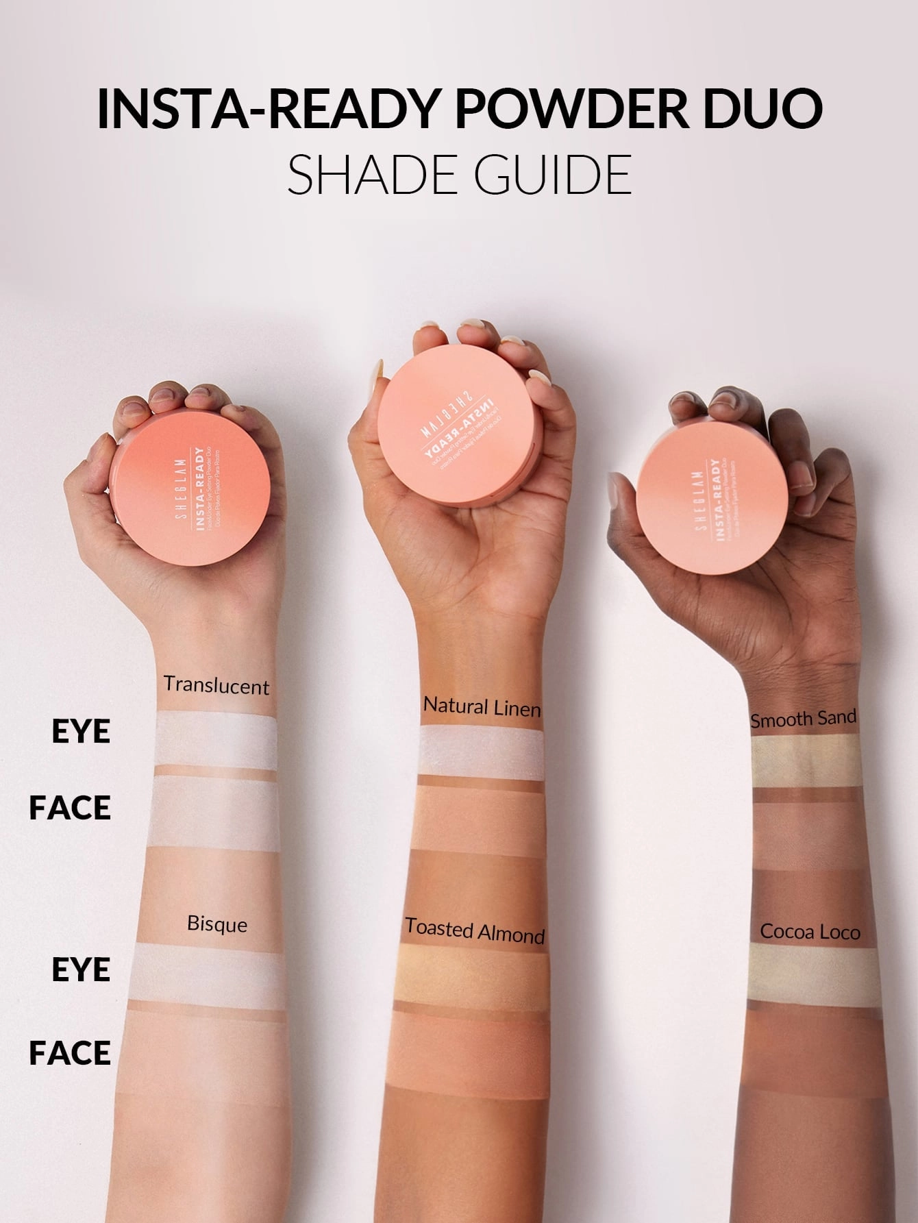 Insta-Ready Face & Under Eye Setting Powder Duo - Translucent