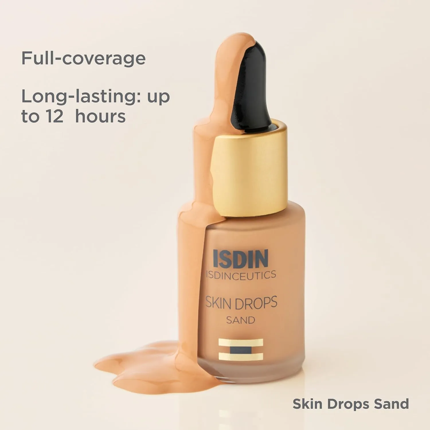 ISDIN Skin Drops, Face and Body Makeup Lightweight and High Coverage Foundation