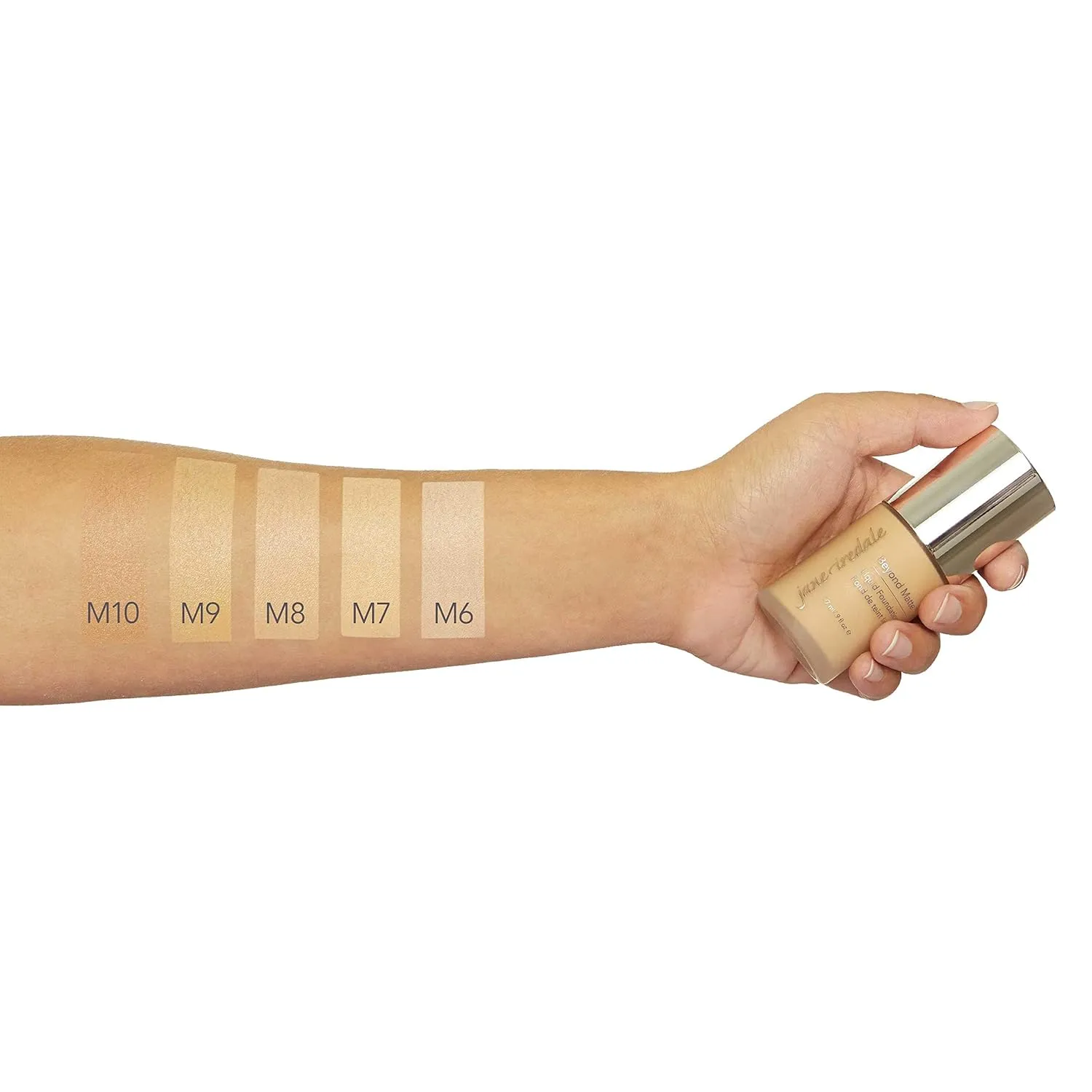 jane iredale Beyond Matte 3-in-1 Liquid Foundation Lightweight, Buildable Coverage with a Semi Matte Finish Vegan, Clean & Cruelty-Free Makeup