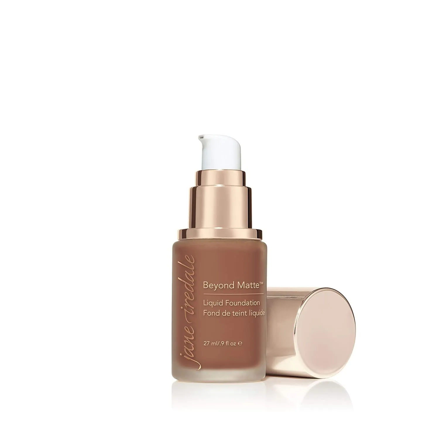 jane iredale Beyond Matte 3-in-1 Liquid Foundation Lightweight, Buildable Coverage with a Semi Matte Finish Vegan, Clean & Cruelty-Free Makeup